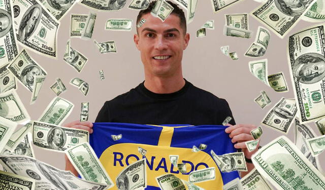 Cristian Ronaldo llegó al Al-Nassr tras su paso por el Manchester United. Foto: composición GLR.   