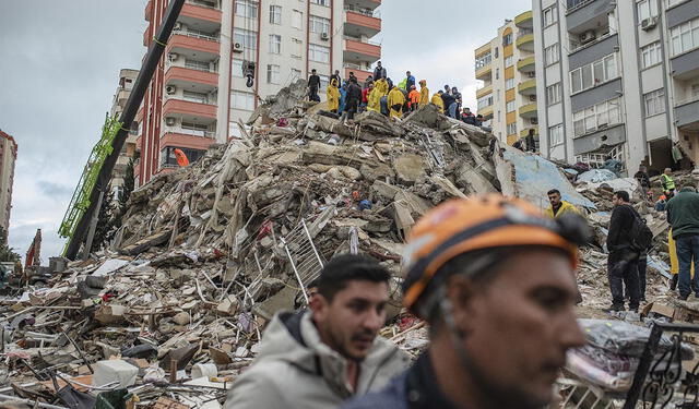 Tragedia en Turquía y Siria. Foto: AFP   