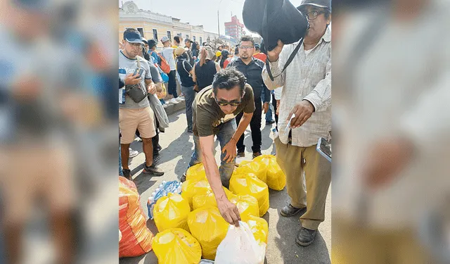  Lima. Representante de delegación resalta la solidaridad de sus paisanos durante una movilización. Foto: difusión   