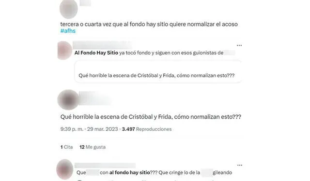   Users react to the scene of Cristóbal and Frida and say that it normalizes bullying.  Photo: Twitter screenshots

    ” title=” Users react to the scene of Cristóbal and Frida and say that it normalizes bullying.  Photo: Twitter screenshots

    ” width=”100%” height=”100%” loading=”lazy”/></div>
<div class=