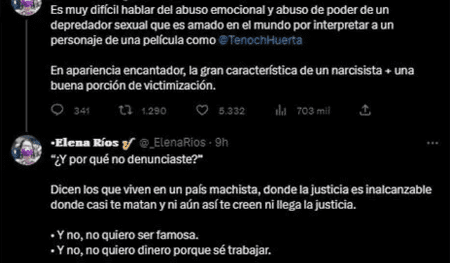  Tenoch Huerta acusado de agresión sexual. Foto: captura de Twitter  