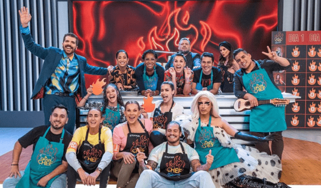 "El gran chef: famosos" se ha convertido en el favorito de la audiencia. Foto: Latina   