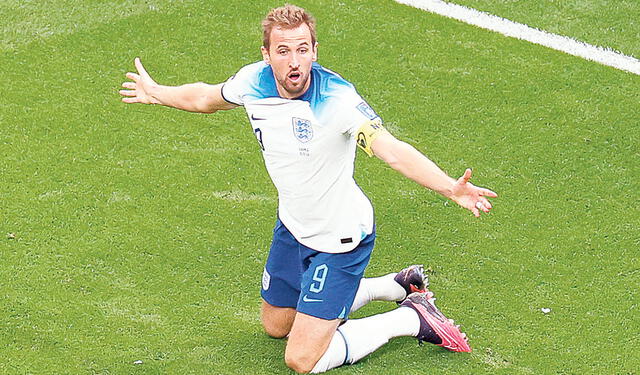 La figura. Harry Kane anotó un doblete en la goleada. Foto: difusión   