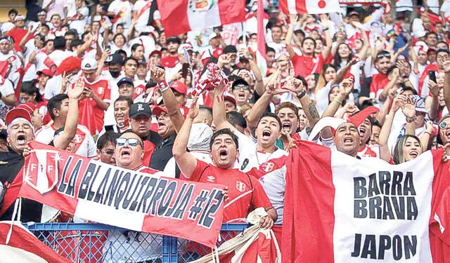  Presente. Los hinchas peruanos están en todos lados alentando. Foto: difusión<br><br>    