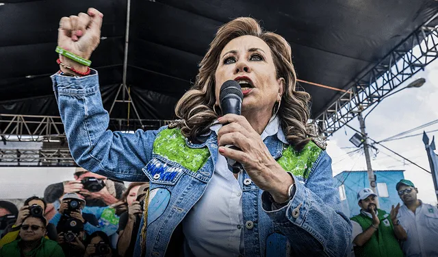  Sandra Torres lidera con un 21,3% las elecciones en Guatemala. Foto: EFE   