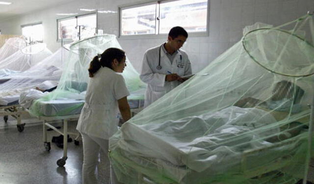 Desde hace varias semanas, se reportan gran número de pacientes hospitalizados por el dengue en hospitales. Foto: La República    