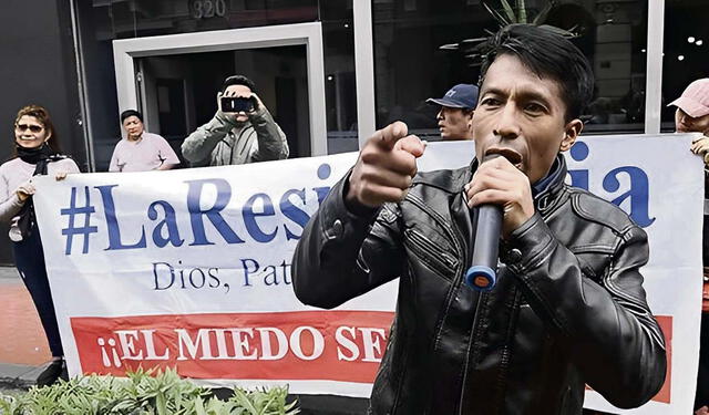 Muñico encabeza La Resistencia, grupo violentista que realiza ataques a organizaciones y personas naturales. Foto: difusión.  