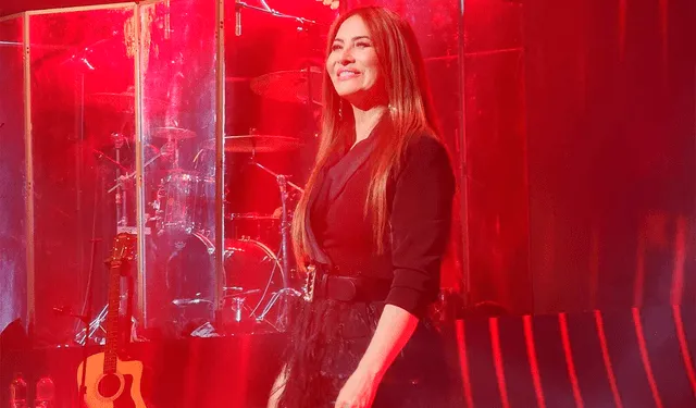  La cantante estuvo presente en Lima en su gira 'Mi paraíso tour'. Foto: Bella Alvites/La República   