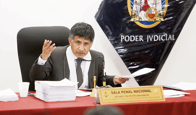  El juez. Richard Concepción Carhuancho resolverá pedido de prisión de la Fiscalía para los Wong. Foto: La República   