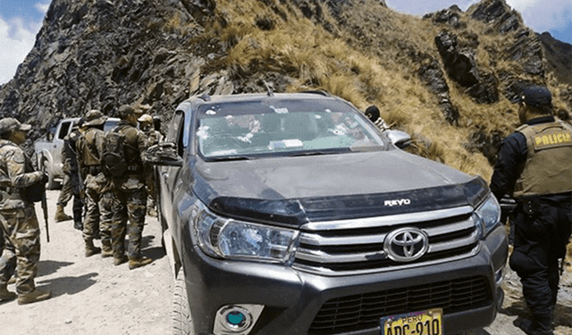  Otra pista. La segunda camioneta donde estaba el grupo armado que atacó a los militares es de Jessica Huamán Lopez, del Vraem. Foto: difusión   