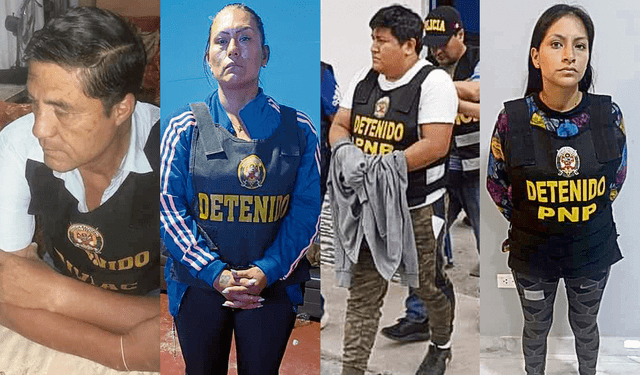  Cómplices. Entre los detenidos hay cuatro mujeres. Foto: composiciónLR   