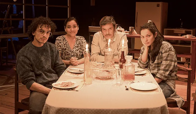  Elenco. Julia Thays, Diego Pérez, Brigitte Jouannet y Lucho Cáceres. Foto: difusión<br><br>    