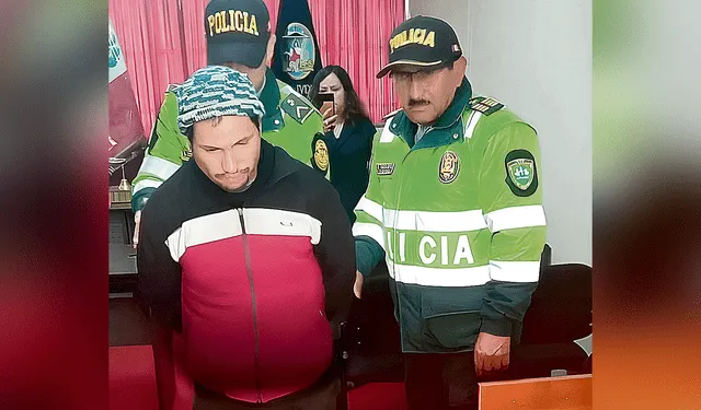  Detenido. Roy Cruz Lozano ya está en el penal de Huaraz. Foto: difusión   