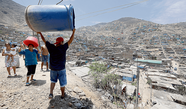  Urgencia. Población de las partes altas será la más afectada. Foto: La República   