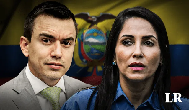  Daniel Noboa y Luisa González disputarán la presidencia en octubre. Foto: composición de Jazmin Ceras para LR/AFP<br>  