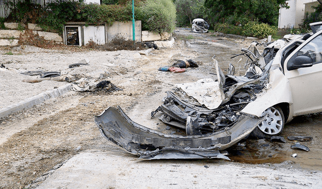  Masacre. Decenas de civiles israelíes fueron asesinados. Foto: EFE   