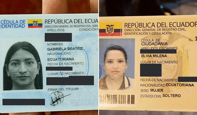  Víctimas. Las dos mujeres ecuatorianas fueron asesinadas por negarse a pagar cupos. Foto: composiciónLR   