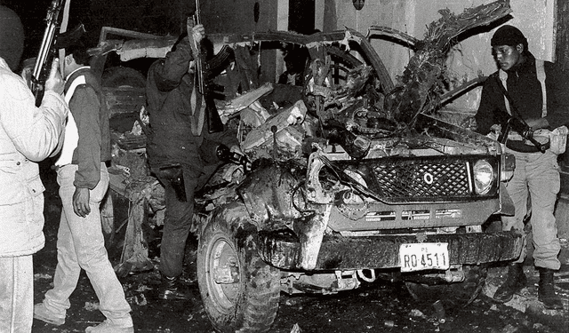  Explosiones. La muerte era pasajera de cochebombas. Foto: difusión   