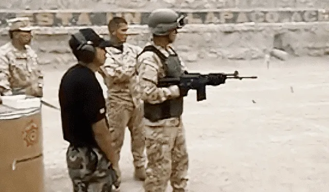  Protocolo. En 2009, el Ejército probó varios fusiles. Foto: difusión   