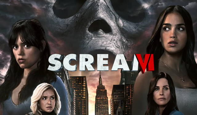Jenna Ortega y Melissa Barrera fueron las protagonistas en 'Scream VI', logrando un éxito rotundo. Foto: Paramount Pictures.   