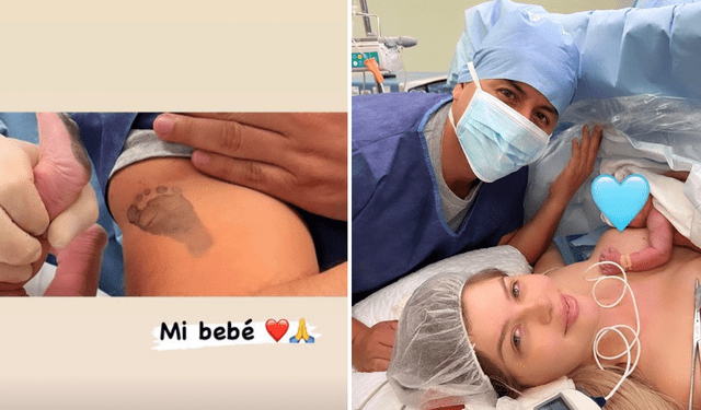 Brunella Horna y Richard Acuña ya tienen a su bebé. Foto: composición LR/Instagram/Brunella Horna   