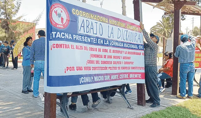  Tacna. En la Ciudad Heroica se replicó la demanda nacional. Foto: La República   