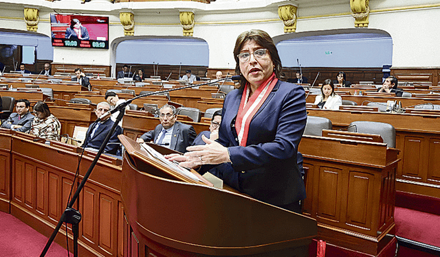 Retorno. Delia Espinoza podría renunciar al JNE. Foto: difusión   