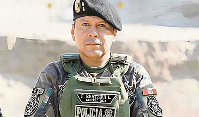 Jefe comando de asesoramiento. General PNP Fernando Reátegui Lazarte. Foto: difusión   