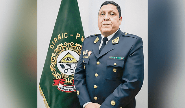 Jefe de la secretaría Ej ecutiva. General PNP José Valverde Arcos. Foto: difusión   