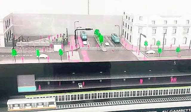  Por abajo. Imagen en 3D de cómo será la Estación Central. Foto: difusión   