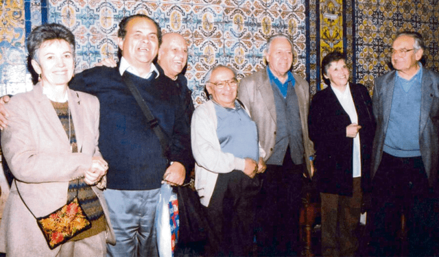  Generación. Pipo con Gutiérrez y otros teólogos peruanos. Foto: difusión   