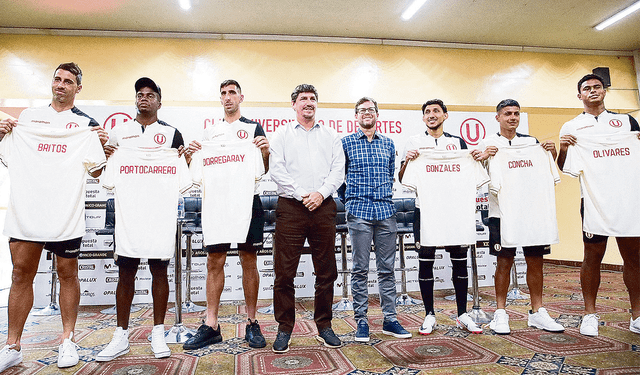 Refuerzos. La ‘U’ presentó a todos sus jales para el 2024. Foto: difusión   