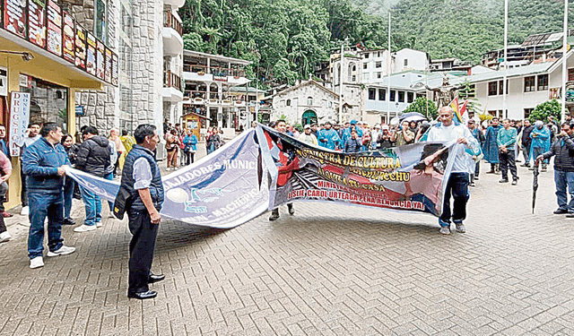  Reclamo. Primer día de paro en Cusco por el caso Joinnus. Foto: difusión   