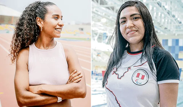  Importantes. María Fernanda Reyes y Dunia Felices, reconocidas atletas peruanas. Foto: composiciónLR/La República   