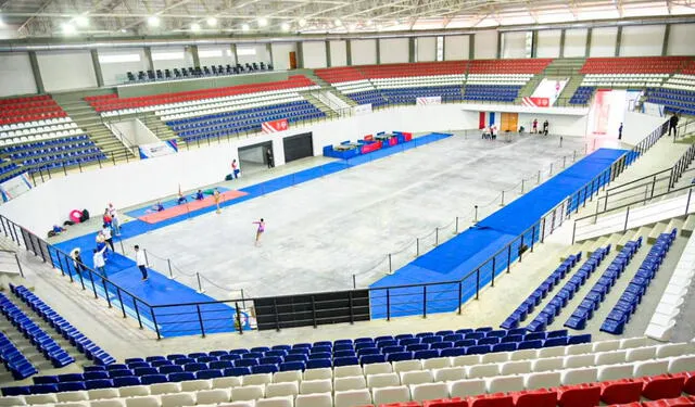  El COP Arena Óscar Harrison está ubicado en Asunción, Paraguay, y aquí se juega la Copa América de Futsal 2024. Foto: Nacional del Paraguay  