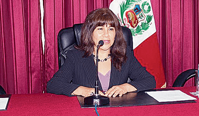  Regreso. Mercedes Caballero regresó a Corte Penal Nacional. Foto: difusión   