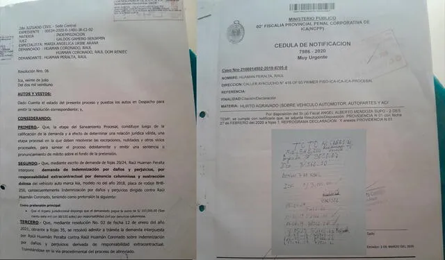 Denuncias y supuestos apuntes de pago entre congresista Raúl Huamán Coronado y su sobrino.   