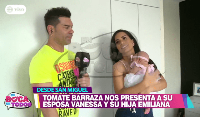 'Tomate' Barraza y Vanessa López tienen una hija juntos. Foto: América TV   