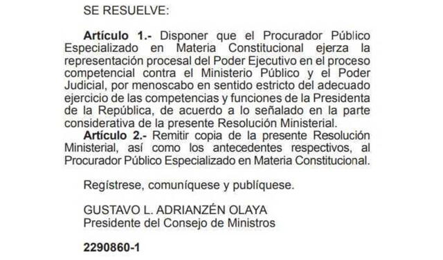  La decisión se tomó tras sesión de Consejo de Ministros el viernes 17 de mayo. Foto: El Peruano    