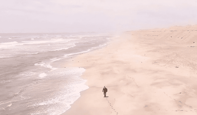  La playa boliviana luce abandonada. Foto: BBC<br>  