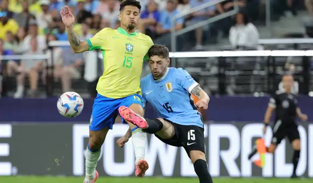 Brasil no pudo sacarse diferencias con Uruguay. Foto: AFP. Brasil no pudo sacarse diferencias con Uruguay. Foto: AFP.
