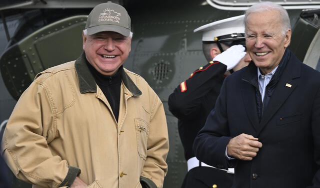  El gobernador de Minnesota, Tim Walz, ha sido voceado desde muchos años como candidato presidencial. Foto: AFP    