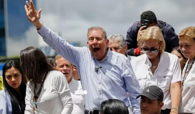 Edmundo González teme por su libertad tras autoproclamarse como presidente de Venezuela. Foto: EFE.   