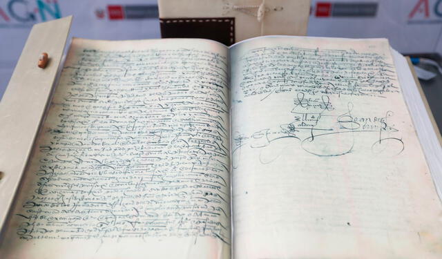 El AGN tiene&nbsp;documentos históricos de la época republicana y colonial del Perú. Foto: Andina   