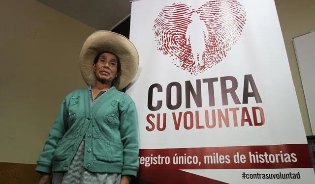 Víctima. Esperanza Huayama es uno de los rostros de la política de esterilizaciones forzadas del fujimorato. Foto: La República   