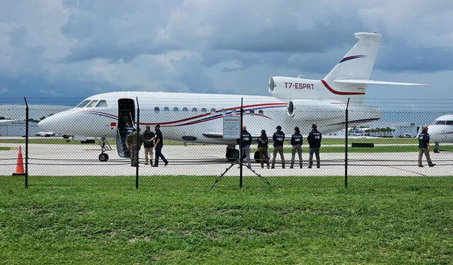  El avión incautado por Estados Unidos el último lunes 2 de septiembre en República Dominicana tiene un valor de 13 millones de dólares. Foto: AFP   