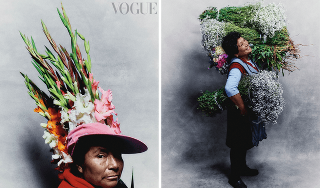  Fotografías para Vogue en las que Diego resalta su amor por el Perú y su madre. Fotografía: composición LR/Diego Bendezú/Vogue   