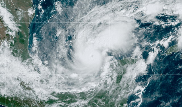 Actualmente, el huracán Milton se encuentra en la categoría 5. Foto: difusión   