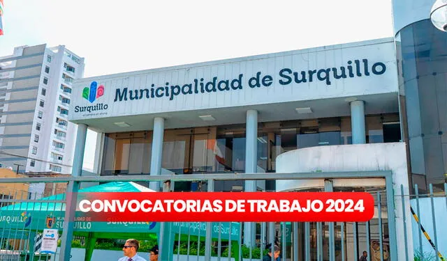 Convocatoria CAS de la Municipalidad de Surquillo.    