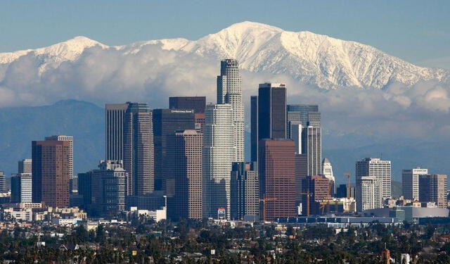 El estado de California y la ciudad de Los Angeles suelen tener climas muy secos durante la mayor parte del año. Foto: LA Times.    